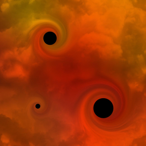 Distribution de trous noirs primordiaux