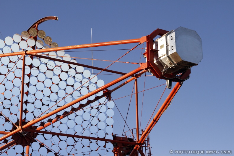 Détail d'un telescope de l'observatoire HESS