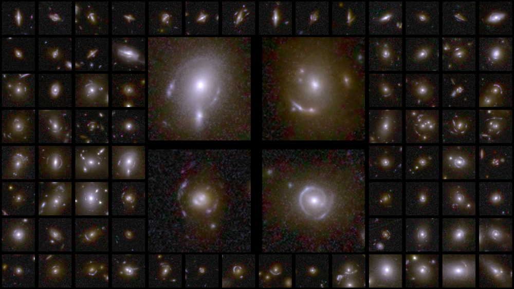 Lentilles gravitationnelles fortes capturées par Euclid