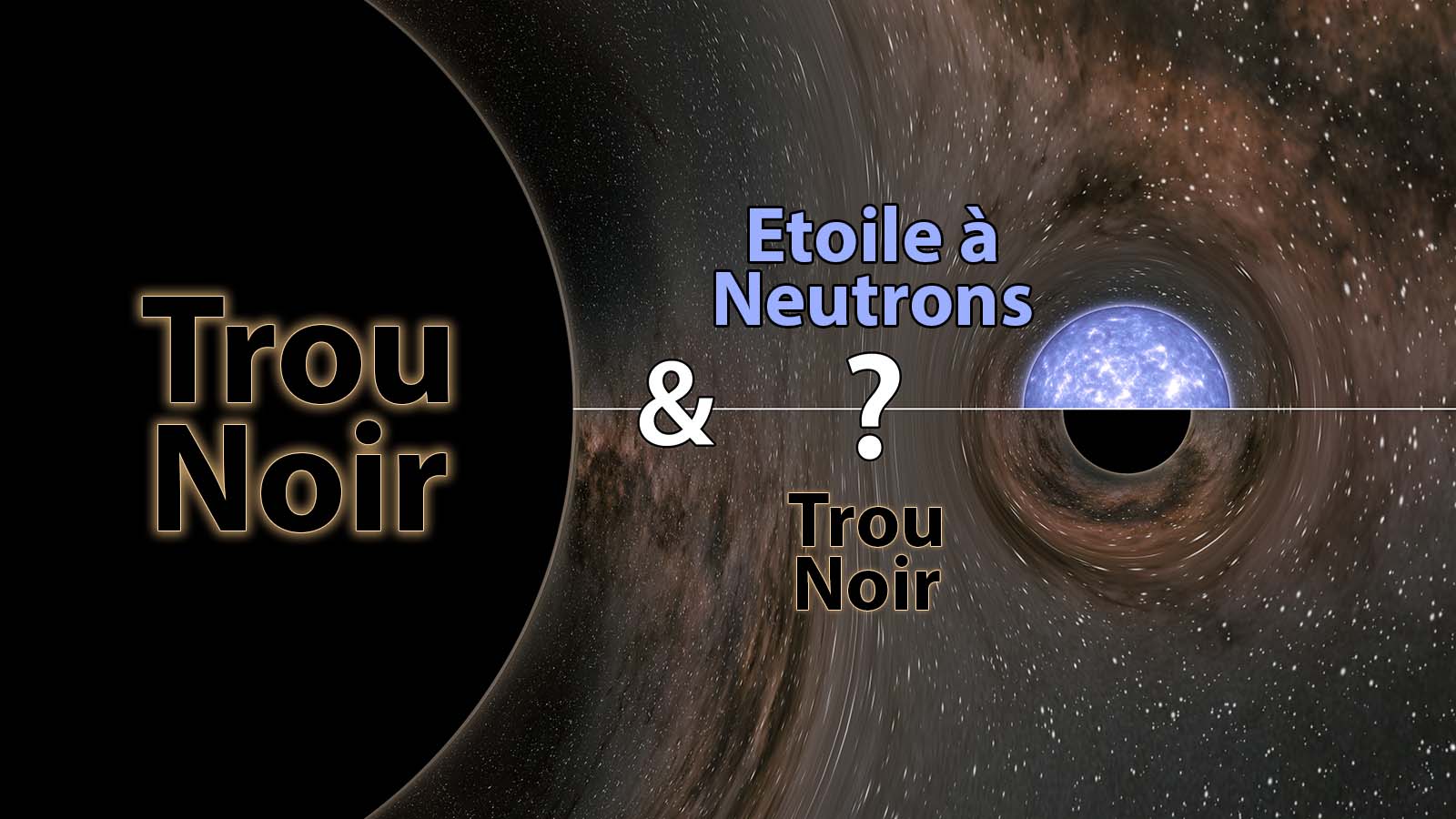 Différence de taille enntre les deux objets célestes qui ont fusionné.