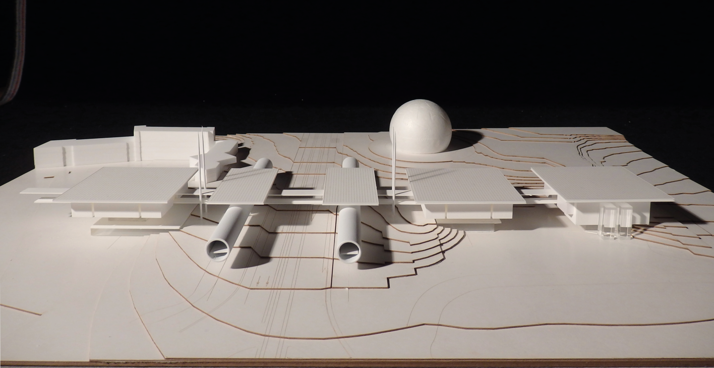 Maquette du centre Science Gateway