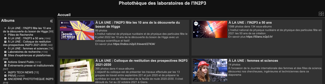 site photothèque IN2P3