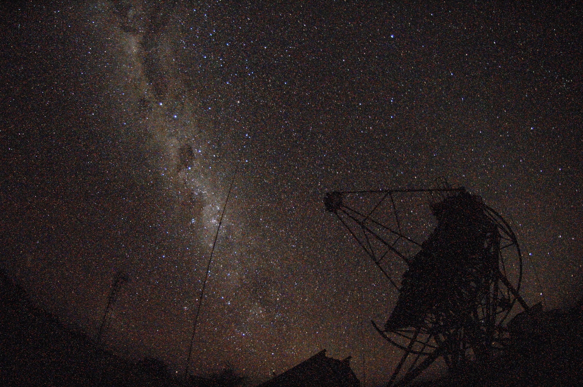Ciel nocturne à l'observatoire HESS