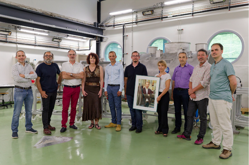 Equipe IJCLab lauréate du cristal collectif du CNRS 2025