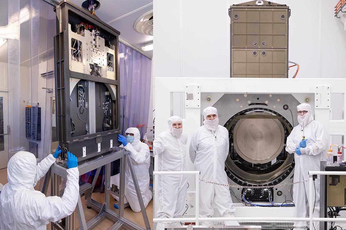 "loader" de la caméra LSST permet d'apporter les filtres de la salle blanche à la caméra
