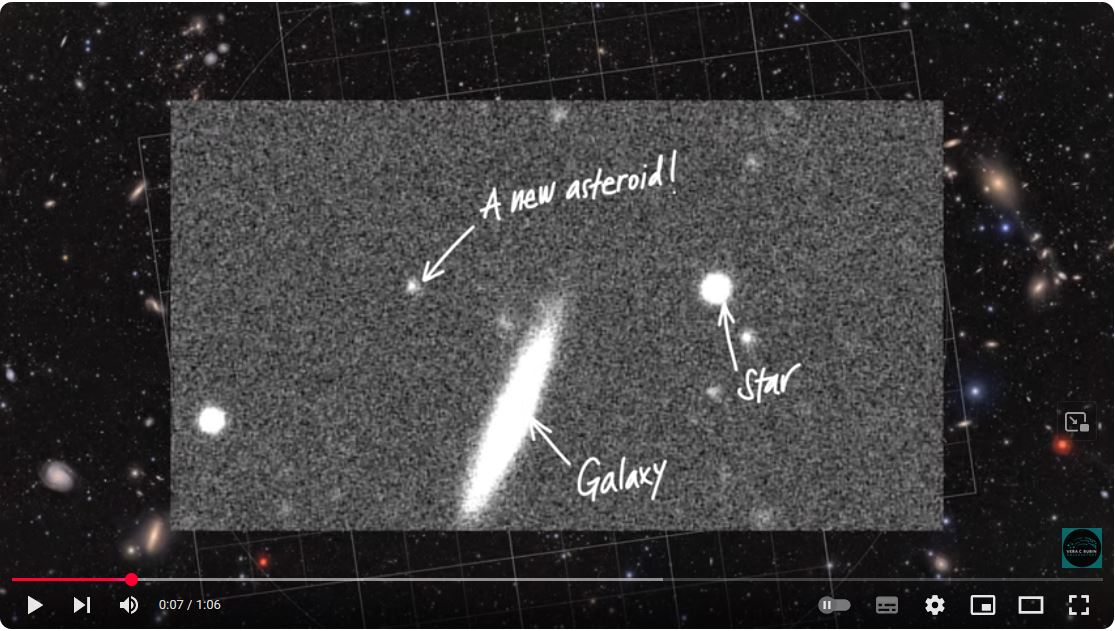 Vidéo : les asteroides détectés