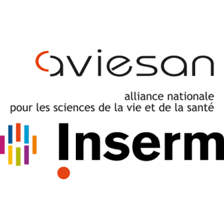 Logos d'AVIESAN et de l'Inserm