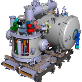 Prototype de cryomodule d'accélérateur de proton conçu par l'IPNO